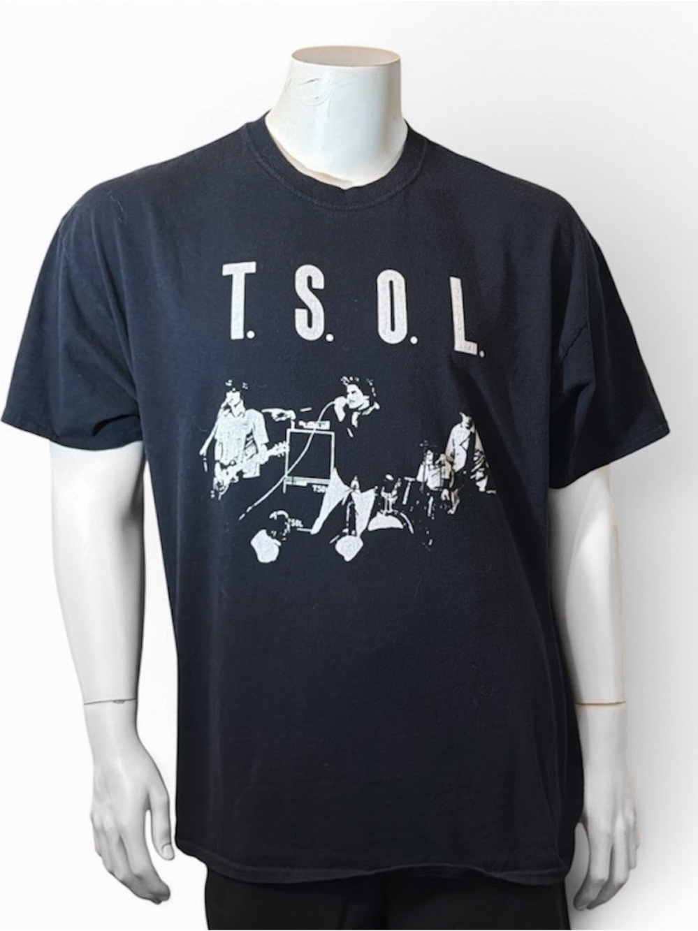 TSOL Band Shirt Size 2XL True Sounds Of Liberty Punk Tee Dallas Concert